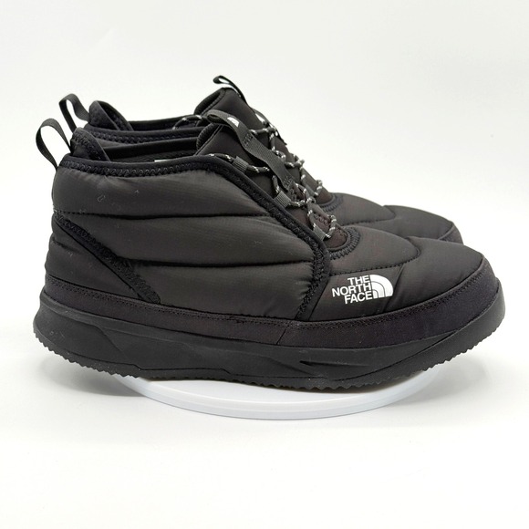 The North Face Womens NSE Chukka Boots Size 6.5 TNF Black NEW, Traction Puffer - Picture 3 of 11
